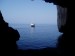 Sardinie a Korsika(vstup do jeskyně na Sardinii)